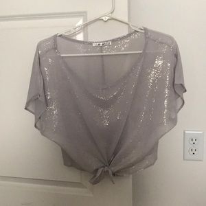 Sparkle crop top
